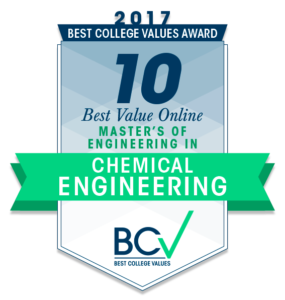 10 BEST VALUE ONLINE MASTER’S OF ENGINEERING IN CHEMICAL ENGINEERING