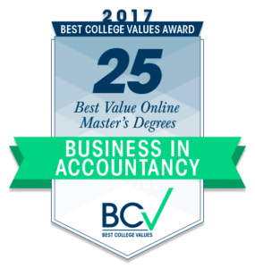 25 BEST VALUE ONLINE MASTER’S OF BUSINESS IN ACCOUNTANCY