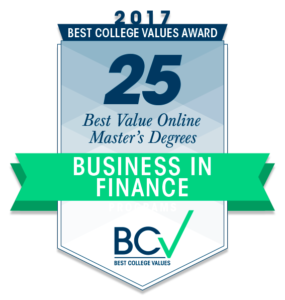 25 BEST VALUE ONLINE MASTER’S OF BUSINESS IN FINANCE 2017